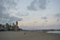 Beach in Sitges, Costa Dorada, Spain