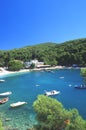 Beach in skopelos, greece Royalty Free Stock Photo