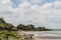 Beach and sky Normandy Royalty Free Stock Photo