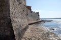 Beach in the small idyllic city Novigrad located on the west coast of Istria peninsula, Croatia