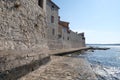 Beach in the small idyllic city Novigrad located on the west coast of Istria peninsula, Croatia