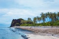 Beach on small island in Ly Son, Quang Ngai, Vietnam.