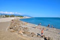 Beach in Sochi. Russia