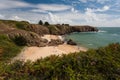 Beach of Soux in Ile d'Yeu, Vendee, France Royalty Free Stock Photo