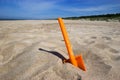 Beach spade or shovel Royalty Free Stock Photo