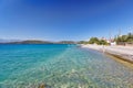 The beach of Spilia, Greece Royalty Free Stock Photo