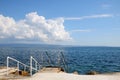 Beach in Split, Croatia Royalty Free Stock Photo