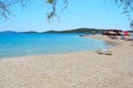 Beach in Srima, Croatia. Royalty Free Stock Photo