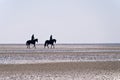 Beach of St. Peter-Ording Royalty Free Stock Photo