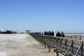 On the Beach of St. Peter-Ording in Germany Royalty Free Stock Photo