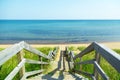 Beach steps Royalty Free Stock Photo