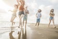 Beach summer holiday sea people concept Royalty Free Stock Photo
