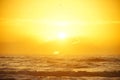 Beach sun rise Royalty Free Stock Photo