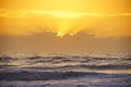 Beach sun rise Royalty Free Stock Photo