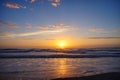 Jacksonville beach sun rise Royalty Free Stock Photo