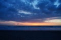 Jacksonville beach sun rise Royalty Free Stock Photo