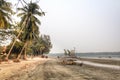 Beach in Sundarbans national park in Bangladesh Royalty Free Stock Photo