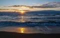 Hatteras Island Sunrise on North Carolina Outer Banks Royalty Free Stock Photo