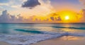 Beautiful cloudscape over the sea, sunrise shot