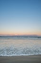 Beach Sunset at Orewa New Zealand Royalty Free Stock Photo