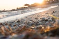 Beach at sunset