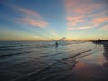 Beach sunset siesta key Florida