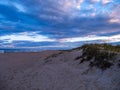 Hatteras Island Sunset on North Carolina Outer Banks Royalty Free Stock Photo