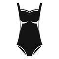 Beach swimsuit icon, simple style Royalty Free Stock Photo
