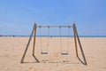 Beach swing Royalty Free Stock Photo