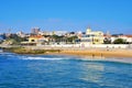 Beach of Tamariz in Estoril, Portugal Royalty Free Stock Photo