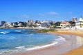 Beach of Tamariz in Estoril, Portugal Royalty Free Stock Photo