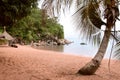 The beach on the Tanganyika Lake in Kigoma city, Tanzania.