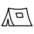 Beach tent  Isolated Vector Icon which can easily modify or edit Royalty Free Stock Photo