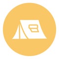 Beach tent  Isolated Vector Icon which can easily modify or edit Royalty Free Stock Photo