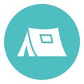 Beach tent  Isolated Vector Icon which can easily modify or edit Royalty Free Stock Photo