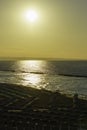 Beach of Termoli, city in Campobasso province, Molise, Italy Royalty Free Stock Photo