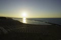 Beach of Termoli, city in Campobasso province, Molise, Italy Royalty Free Stock Photo