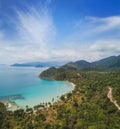 Beach in Thailand Koh Chang island, aerial landscape Royalty Free Stock Photo