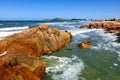 beach of the Thick Sea, Laguna state of Santa Catarina Royalty Free Stock Photo