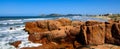 beach of the Thick Sea, Laguna state of Santa Catarina Royalty Free Stock Photo