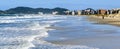 beach of the Thick Sea, Laguna state of Santa Catarina Royalty Free Stock Photo