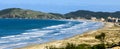 beach of the Thick Sea, Laguna state of Santa Catarina Royalty Free Stock Photo