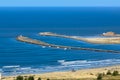 beach of the Thick Sea, Laguna state of Santa Catarina Royalty Free Stock Photo