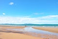 Beach when the tide is low Royalty Free Stock Photo