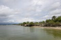 A beach at Tierra Bomba Island, Cartagena Royalty Free Stock Photo