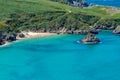 Beach of Torimbia near to Llanes village Royalty Free Stock Photo