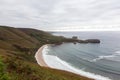 Beach of Torimbia near to Llanes village in Asturias Spain Royalty Free Stock Photo