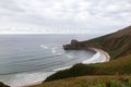 Beach of Torimbia near to Llanes village in Asturias Spain Royalty Free Stock Photo
