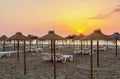 Beach in Torremolinos, Spain Royalty Free Stock Photo