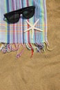 Beach Towel Still Life Royalty Free Stock Photo